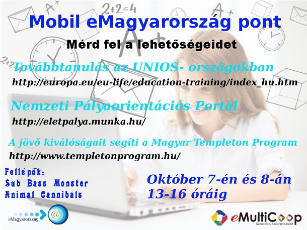 Mobil eMagyarország pont - 2015.10.07-08.